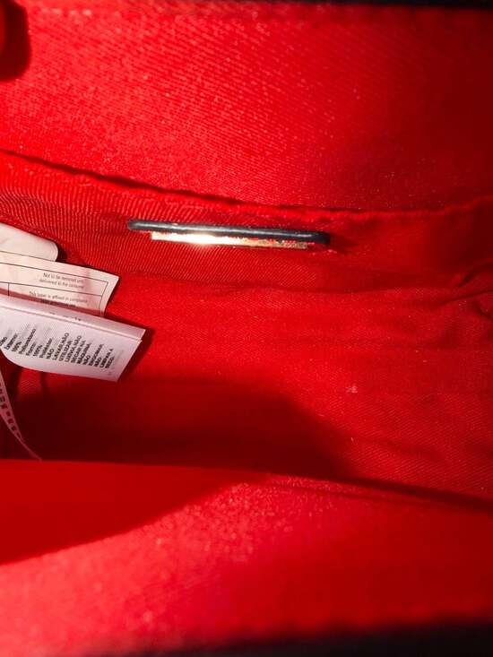 ALDO Crotorua Red Patent Leather Mini Top Handle Crossbody Bag - Picture 5 of 7